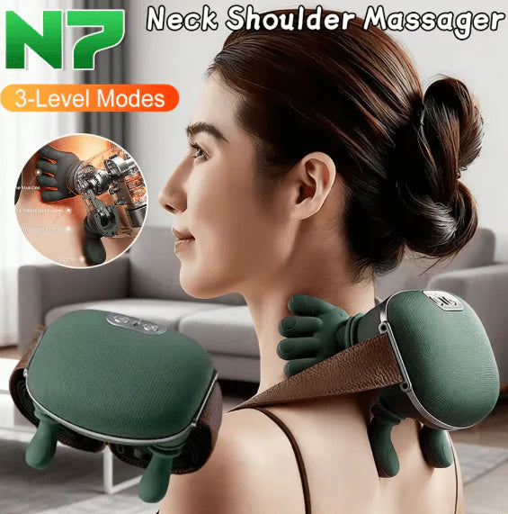 Portable Neck & Shoulder Massager جهاز تدليك الرقبة والكتفين